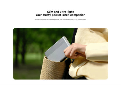 Portable Instant Photo Printer 2x3 Inch ZINK Bluetooth 80PCS Paper