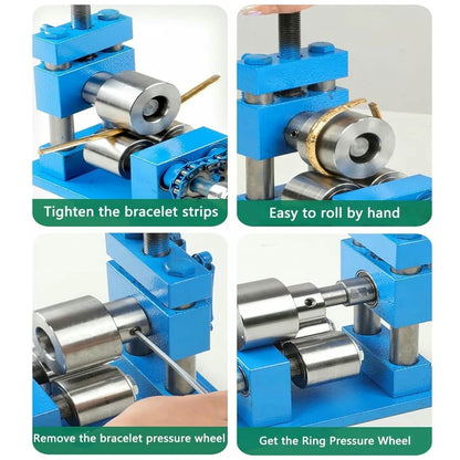 Jewelry Rolling Mill DIY Craft Tool 56mm Steel Wheel