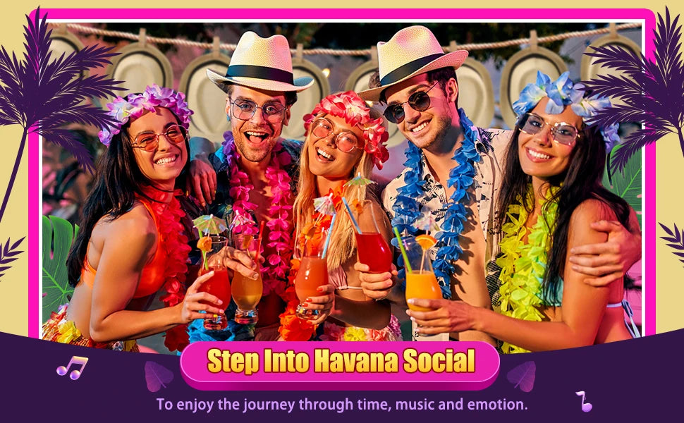 Assorted Straw Panama Hats Set Portable Summer Pack