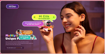 Pink Tiny AI Charm Robot Pendant for Kids