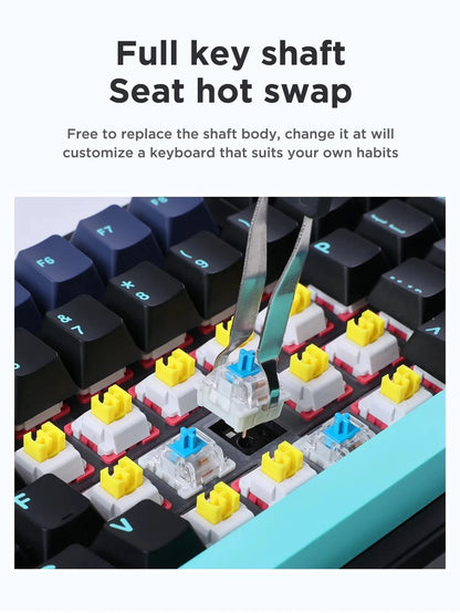 Star Trek Gasket-Mount 87-Key Rechargeable Tri-Mode Keyboard