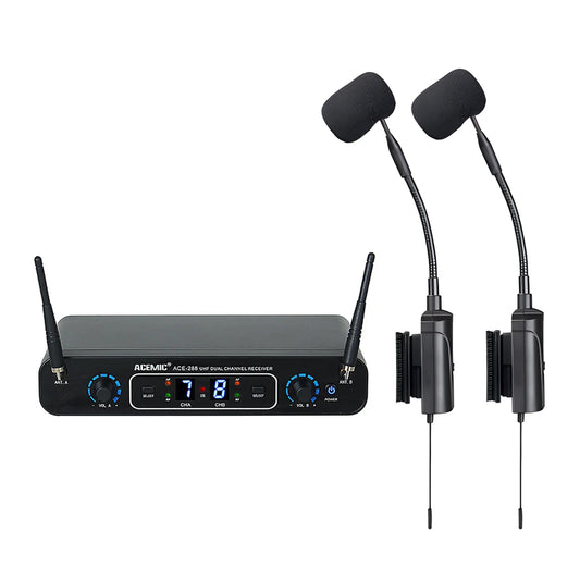 Portable Wireless Microphone System for Stage Accordion
