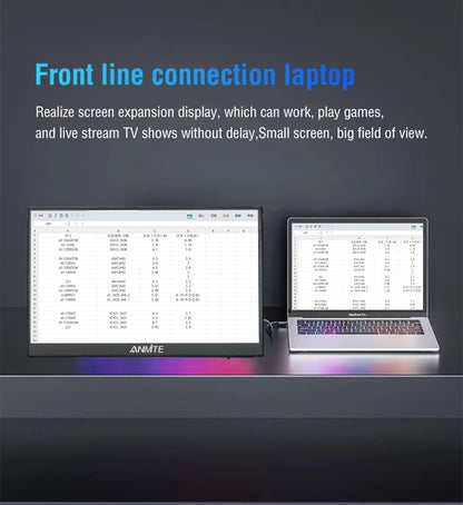 15.6" 1080P HDR Portable Touchscreen Monitor for Gaming