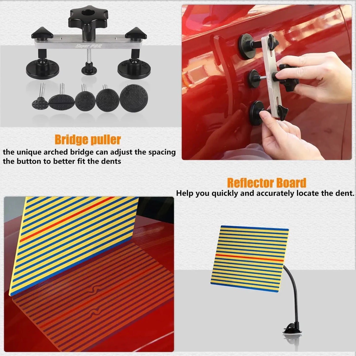 Car Dent Puller Tool Pro Set Kit for Hail Damage
