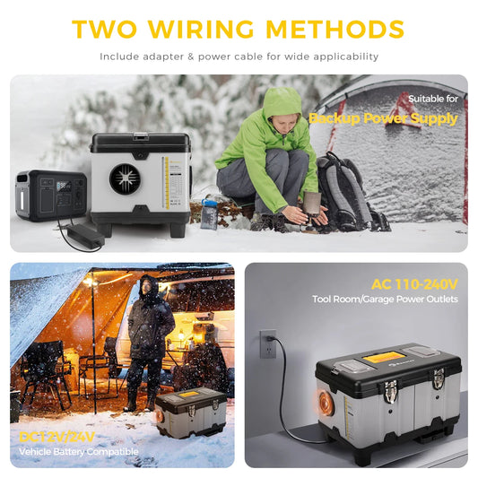 8KW Diesel Air Heater with LCD and Bluetooth Control