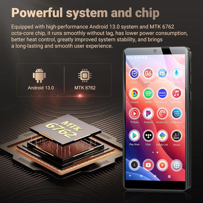 128GB MP3 Player with WiFi Bluetooth 5.5" HD Touchscreen