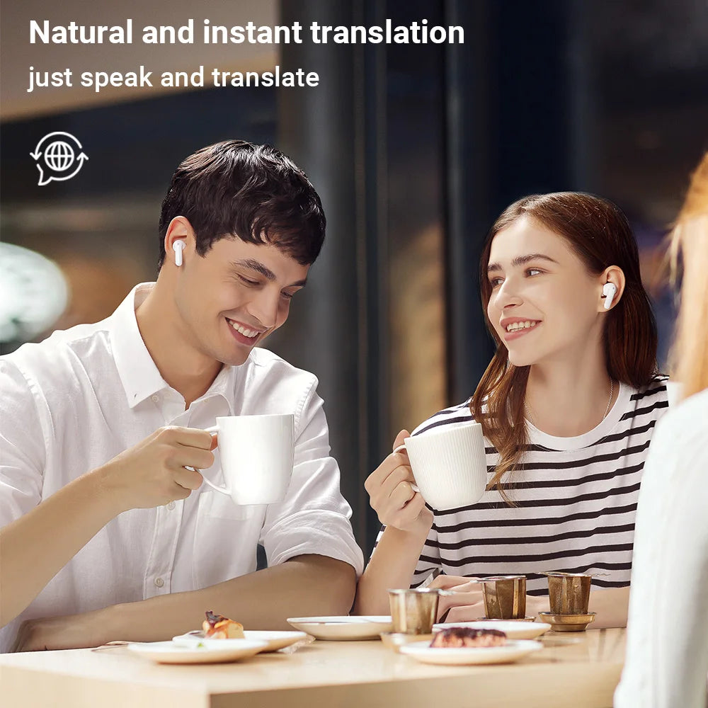 Offline Language Translator Earbuds with Real-Time Voice Translation