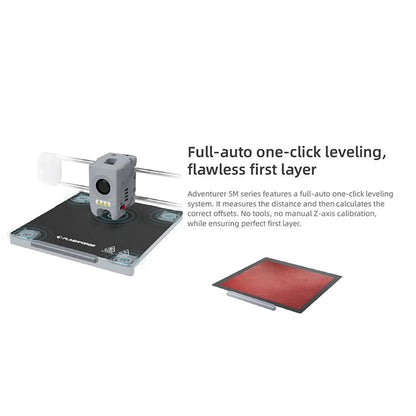 High-Speed 3D Printer Full-Auto Leveling with Camera