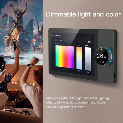 Q10 Smart Home Centre Panel with Knob and ZigBee Gateway