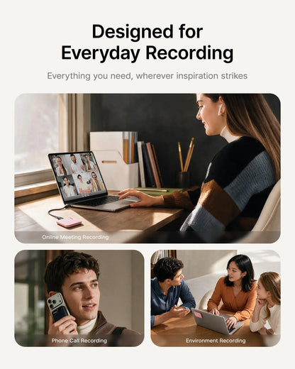 AI Voice Recorder with Transcription & Meeting Summaries