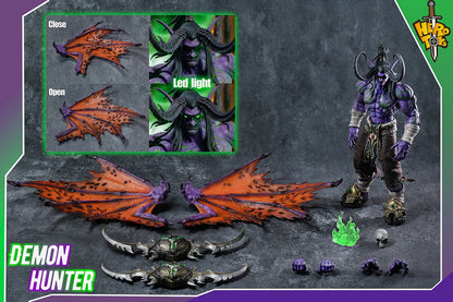 1/10 Scale Demon Hunter Illidan Action Figure 24cm
