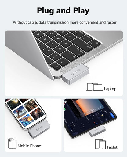 ORICO 1TB S20 FlashPod External SSD USB-C 20Gbps Storage