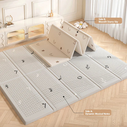 Foldable Baby Play Mat Double-Sided Foam Educational Mat