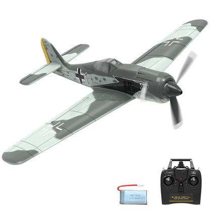 RC Fighter Plane 400mm Wingspan with One-Key Aerobatics