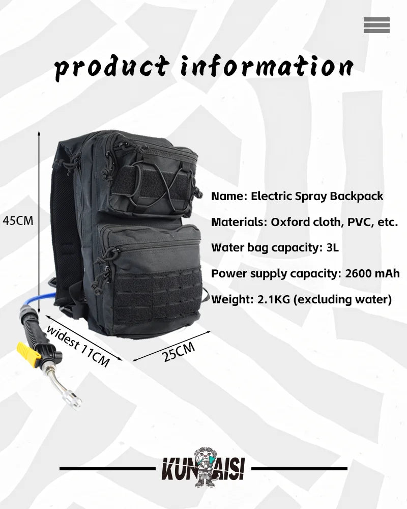 Smart Electric Water Sprayer with Plastic Nozzle