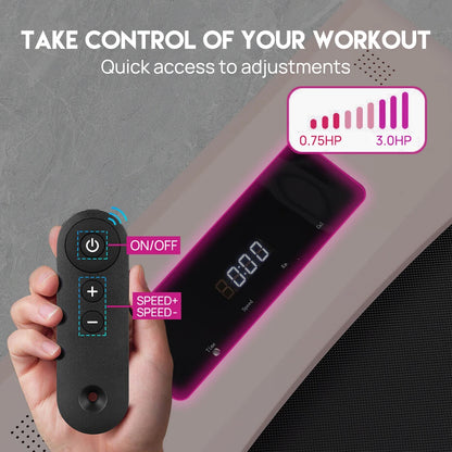 Electric Walking Pad Treadmill Home Office Fitness