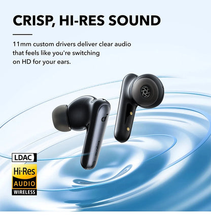 Wireless Earbuds with Hybrid ANC and 50H Battery Life