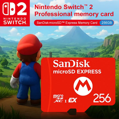 256GB MicroSD Express Card for Nintendo Switch 2