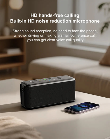 Portable 100W Bluetooth Speaker with Subwoofer and 20000mAh Battery