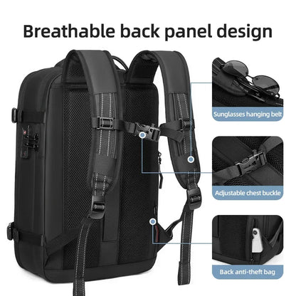 Expandable Five Layer School Hiking and Business Backpack