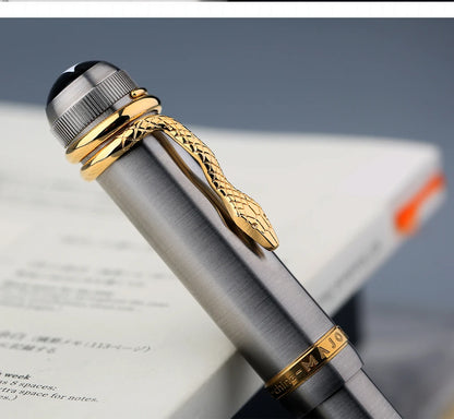Ultra Fine EF 0.38mm Silver Alloy Fountain Pen