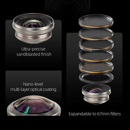 8mm Fisheye Phone Camera Lens Ultra Wide