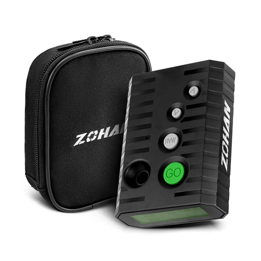 Portable Black IPSC Shooting Timer with LCD Display and Case