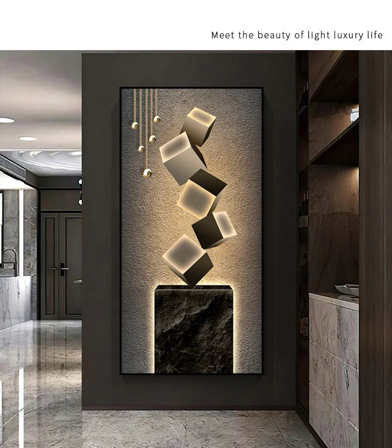 100cm Modern LED Wall Lamp Warm Light for Lounge or Entry