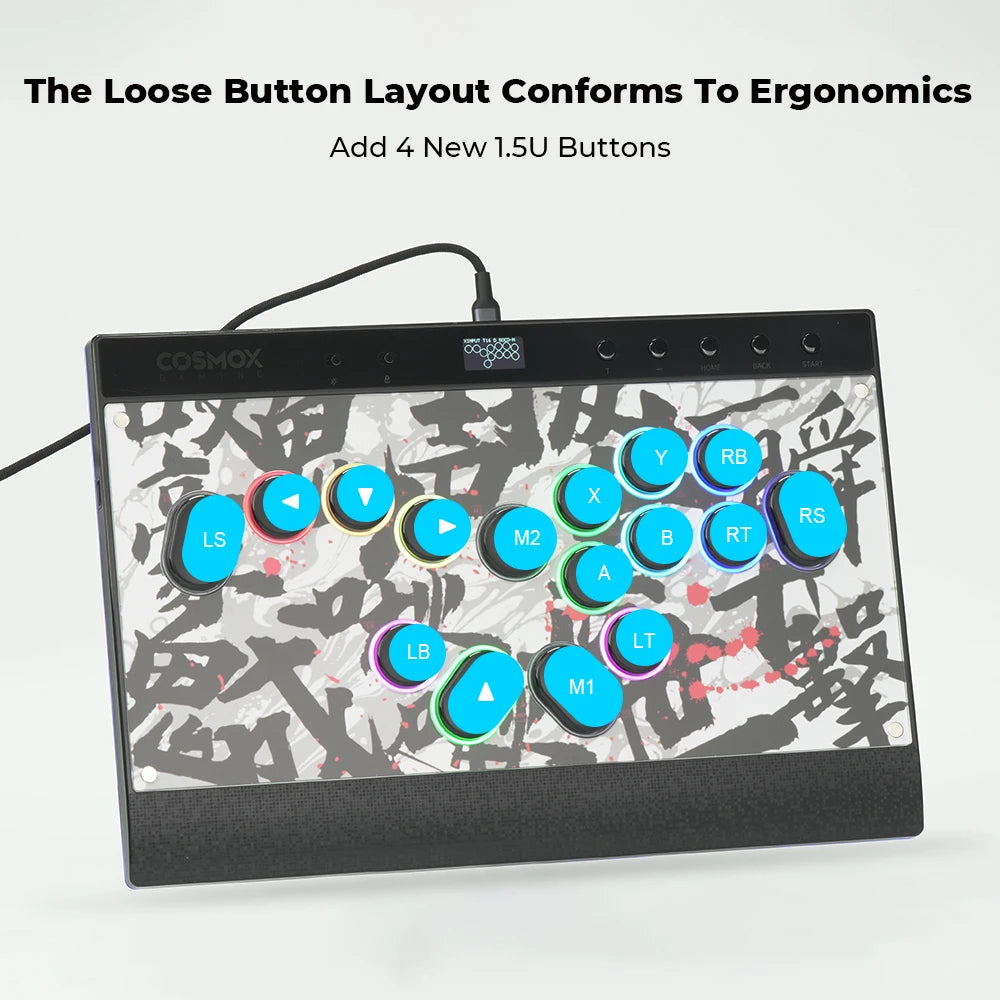 C16-S Stickless Arcade Controller All Button Gaming Fight Pad
