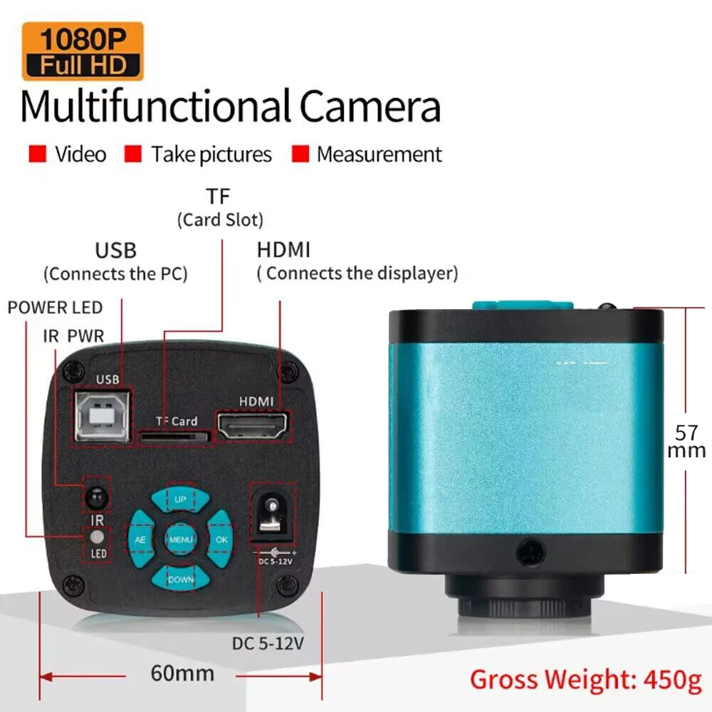 4K HD Microscope Camera HDMI USB Industrial Camera