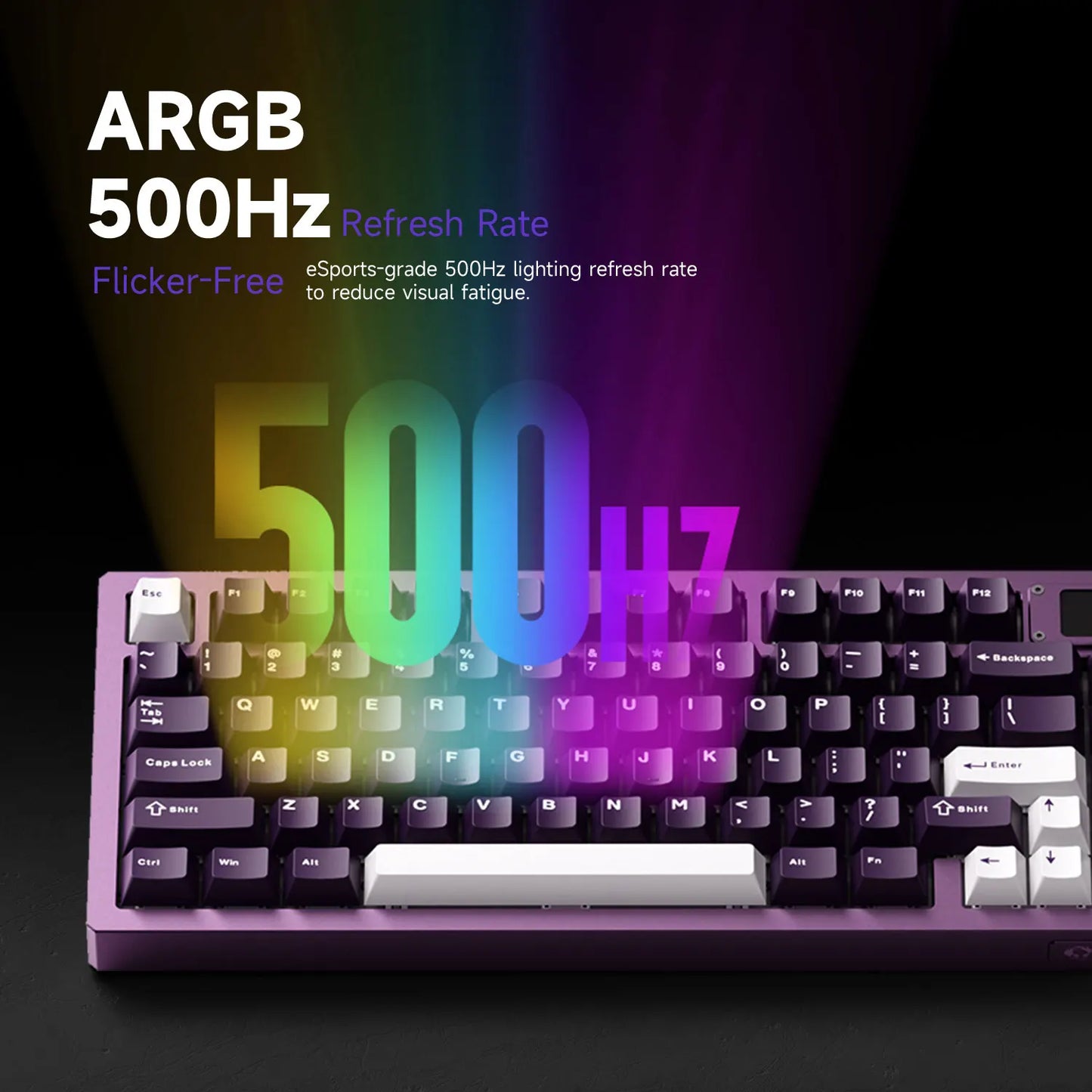 75% RGB Gaming Keyboard 8K Rapid Trigger Display