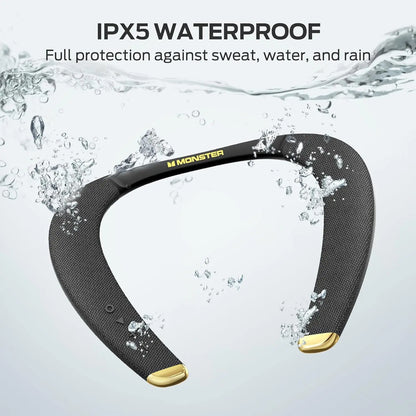 Bluetooth Neckband Speaker with Hi-Res Audio & Mic