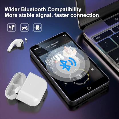 MP3 Player 80GB with Bluetooth WiFi 4.0 Inch Screen Assorted Colours