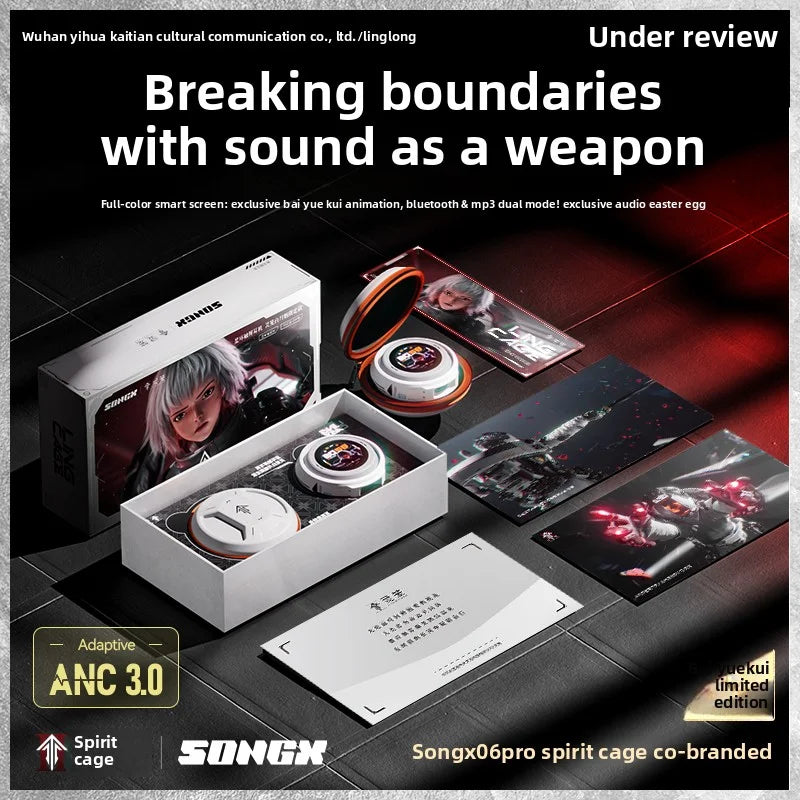Wireless Bluetooth Earbuds with Touchscreen ANC Noise Cancellation