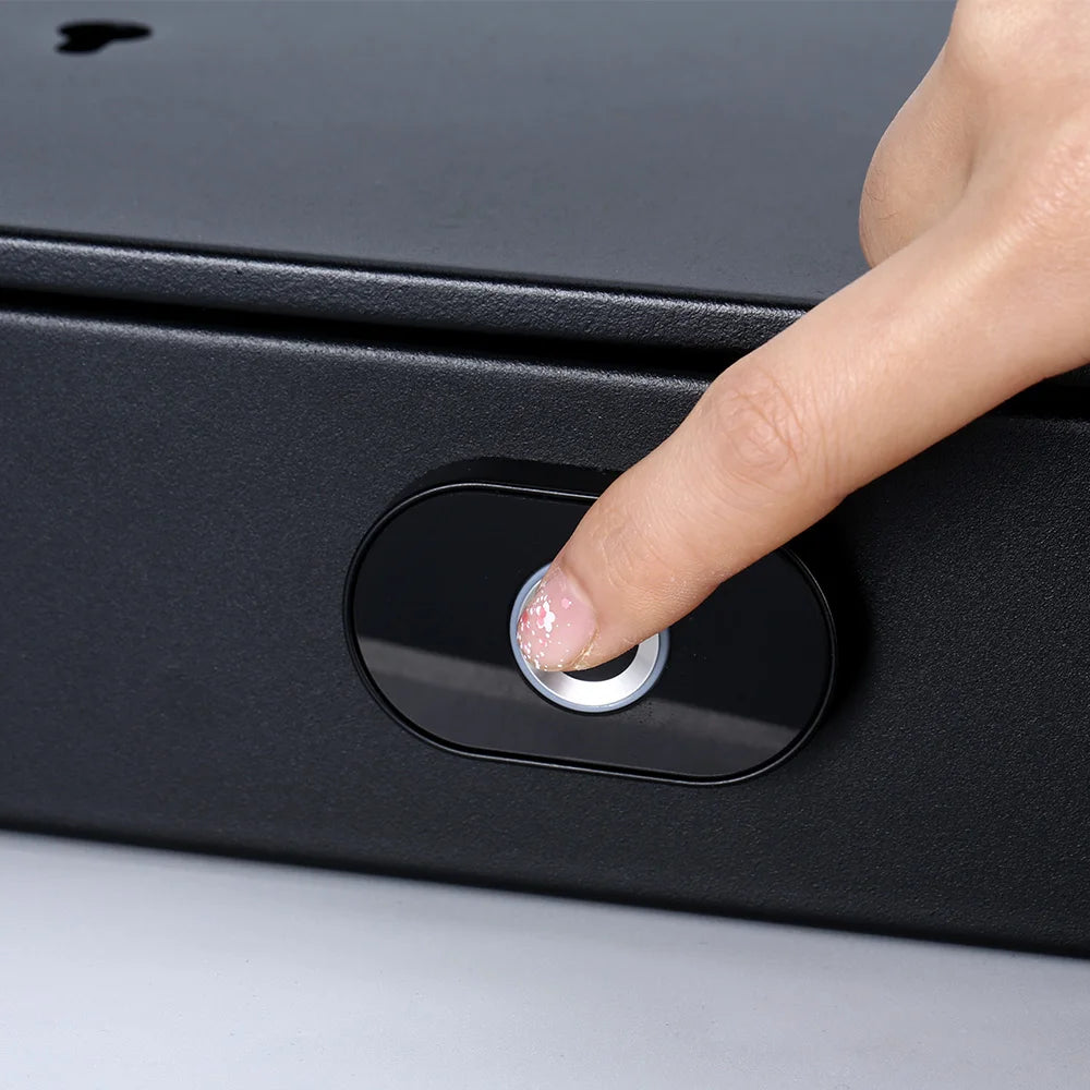 Smart Hidden Drawer Safe with Fingerprint Unlock