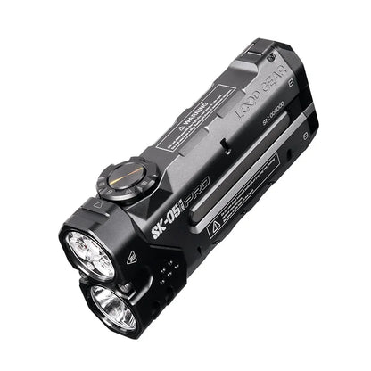 SK05 PRO LED Flashlight 4360LMS Long Range Rechargeable