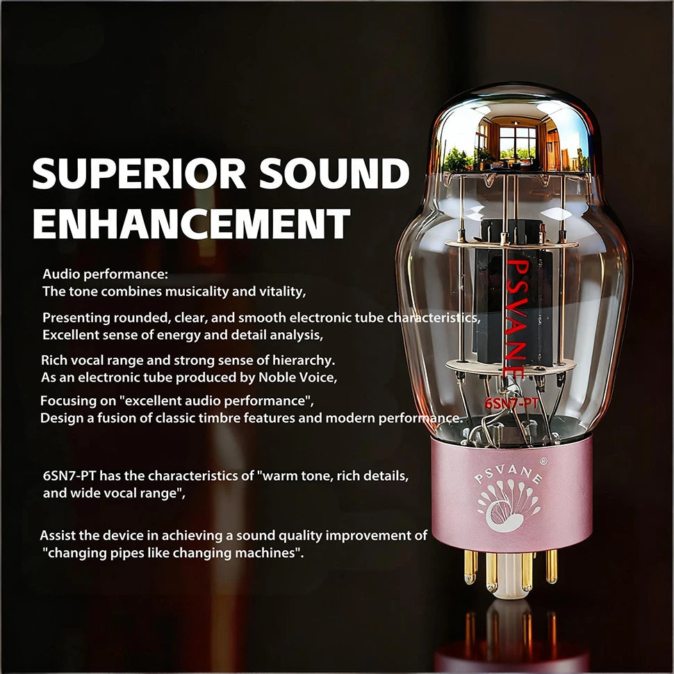 6SN7 Vacuum Tube Matched Pair HiFi Audio Amplifier