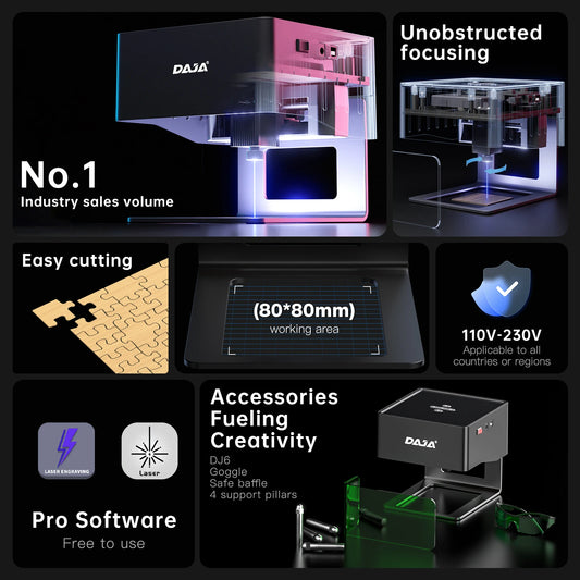 Mini Portable Laser Engraver DIY Bluetooth CNC Machine