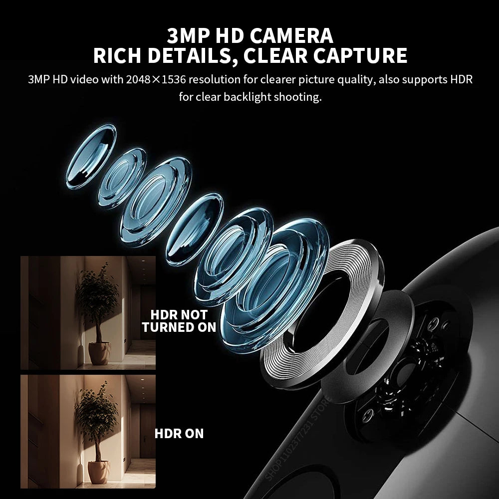 3MP HD Smart Video Intercom with Infrared Night Vision