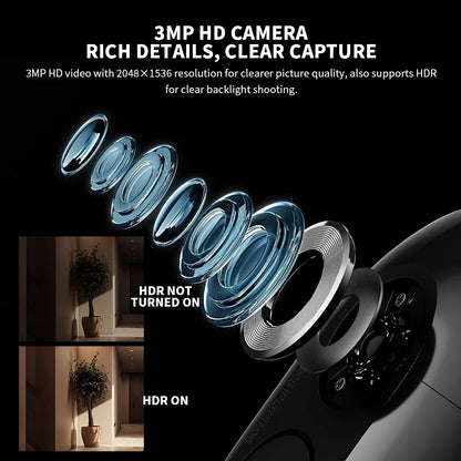 3MP HD Smart Video Intercom with Infrared Night Vision