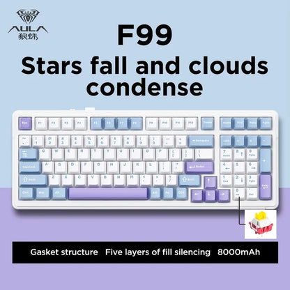 99-Key Bluetooth Gaming Keyboard with RGB and Gasket Mount