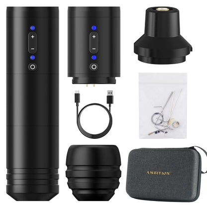 Professional Wireless Tattoo Pen Machine 4mm Stroke
