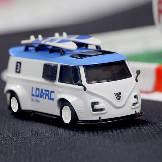 Portable Mini RC Bus Car 2.4GHz Remote Control Blue