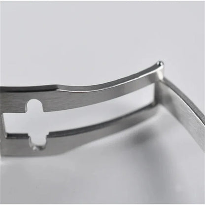 Heavy Duty Watch Band Steel Bracelet with Adjustable Clasp