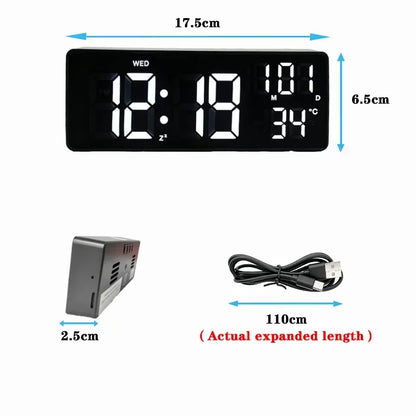 1080P WiFi Digital Clock Camera with App Control