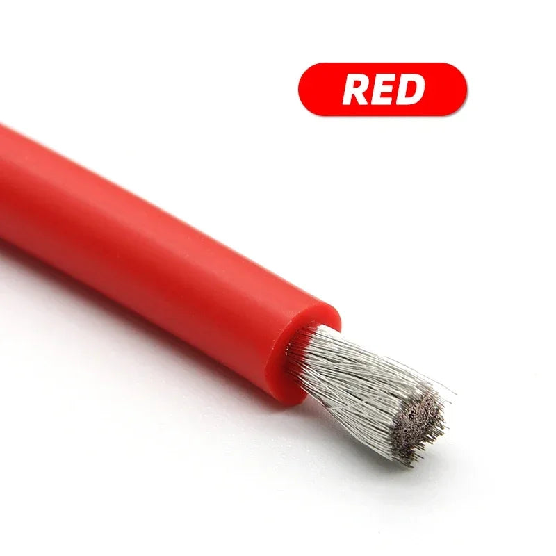 Flexible 14AWG Silicone Copper Electrical Cable Red