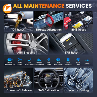 OBD2 Full System Diagnostic Scanner ECU Coding Active Test