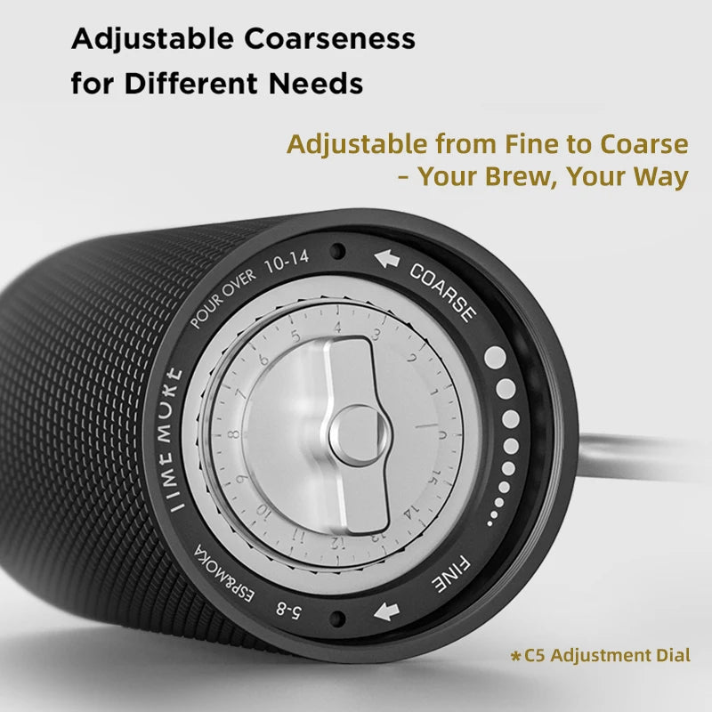 Portable Manual Coffee Grinder with 42mm Burr for Espresso