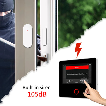 4.3 Inch Touchscreen WiFi Home Security Alarm Kit