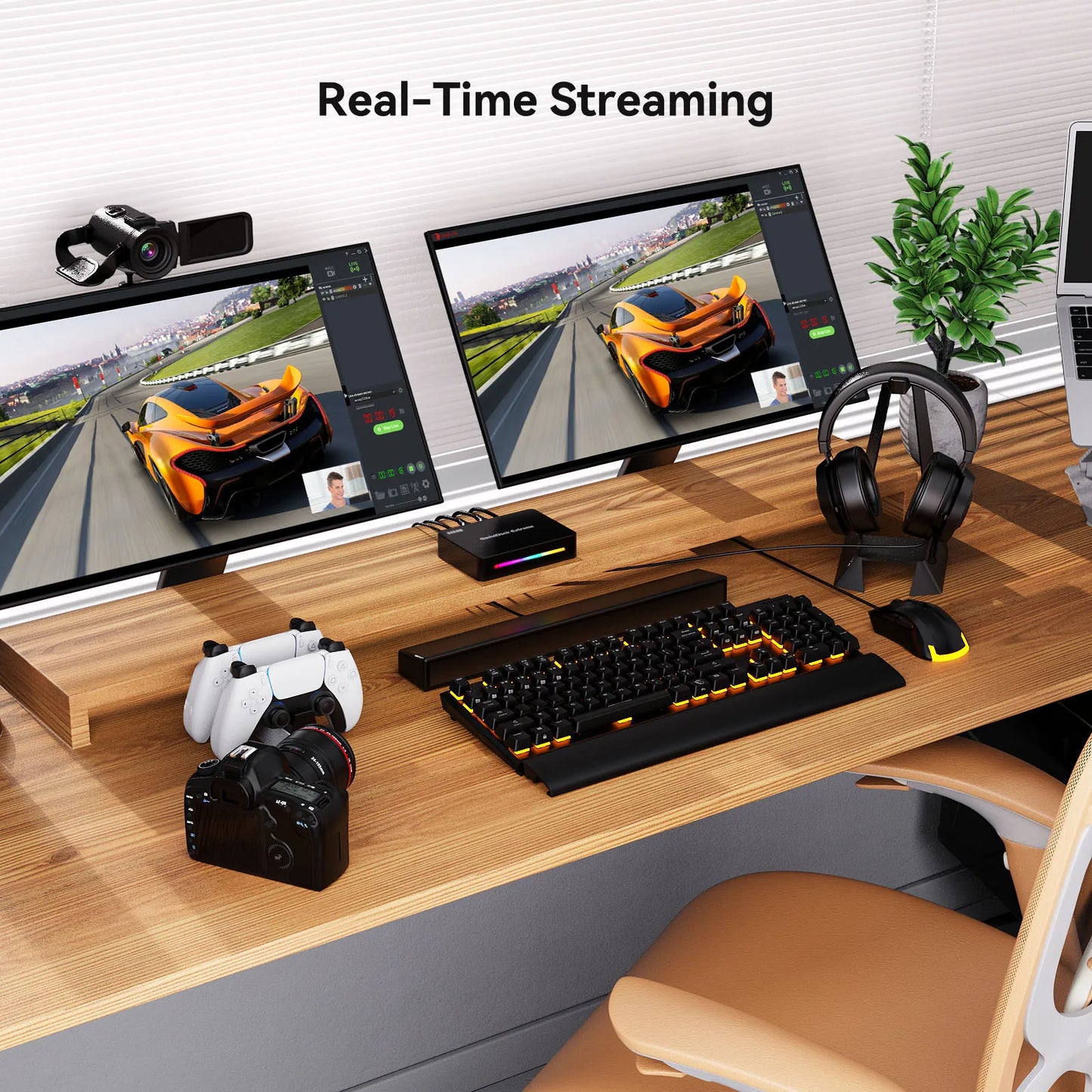 4K 60fps HDMI USB Video Capture Card for Streaming